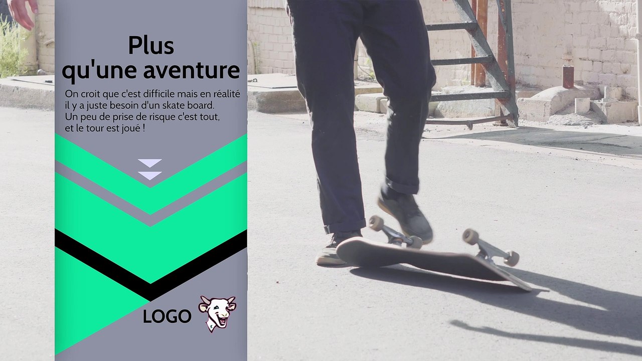 Skateboard en folie