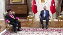 Ankara cumhurbaşkanı erdoğan, türk yahudi cemaati temsilcilerini kabul etti