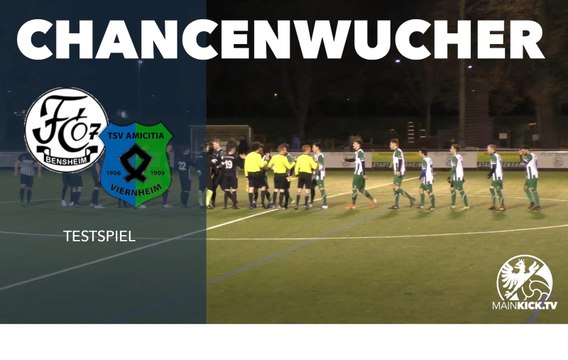 Effektive Gäste schlagen die Elf von Elton da Costa | FC 07 Bensheim - TSV Amicitia Viernheim (Testspiel)
