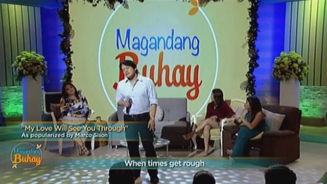 Marco Sison sings My Love Will See You Through