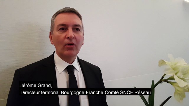 Besançon : Jérôme Grand, directeur territorial de SNCF Réseau en Bourgogne Franche-Comté