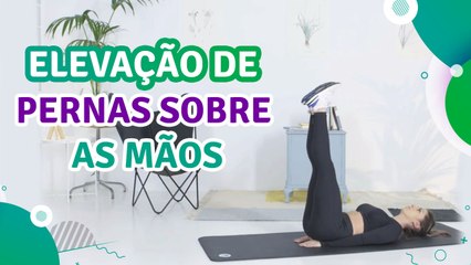 Elevação de pernas sobre as mãos - Sou Fitness