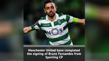 BREAKING NEWS - Man United complete Bruno Fernandes signing