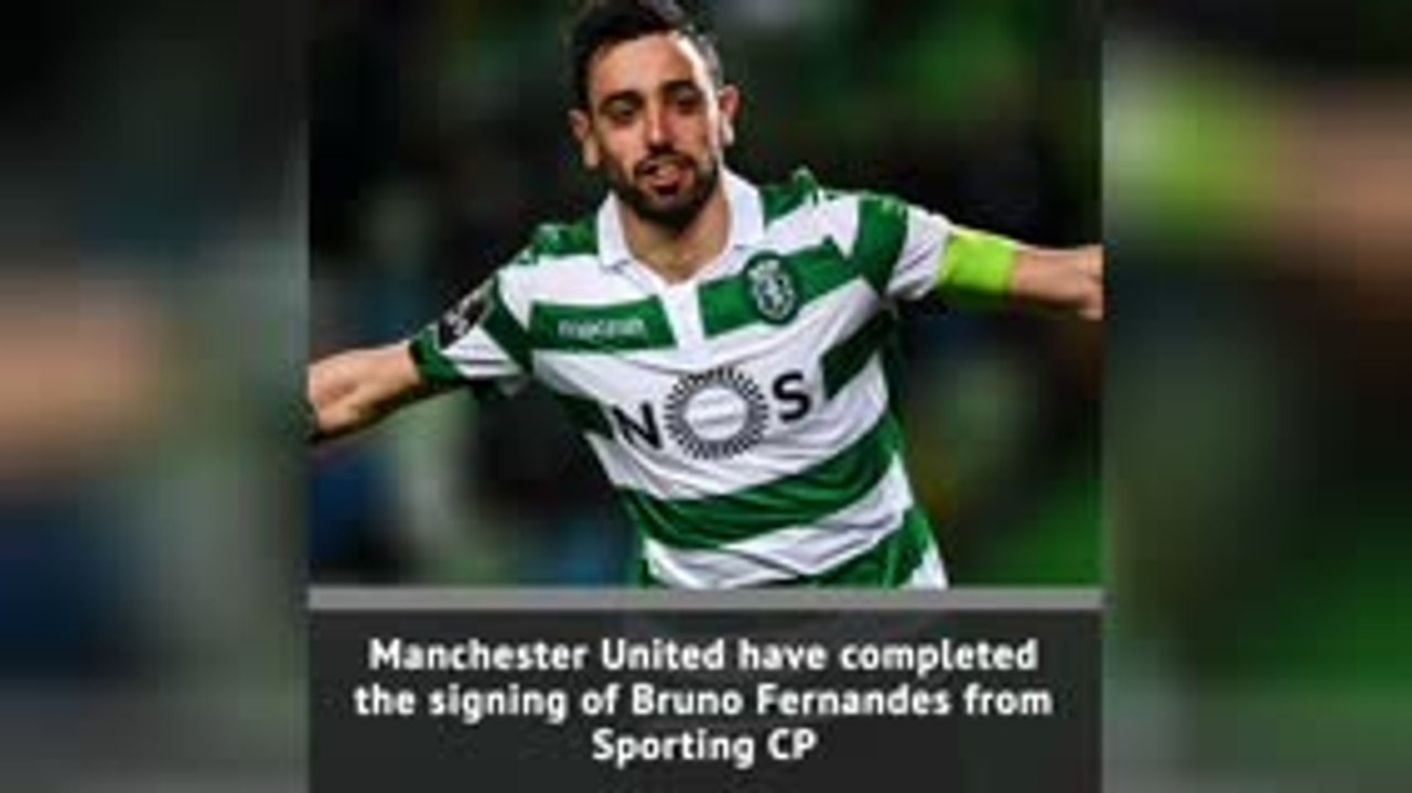 BREAKING NEWS - Man United complete Bruno Fernandes signing