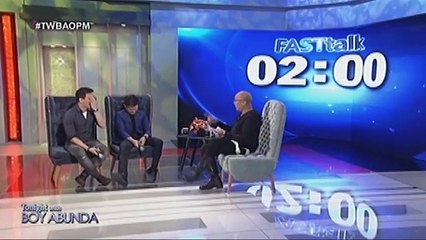 Fast Talk with Jonathan Manalo and Erik Santos