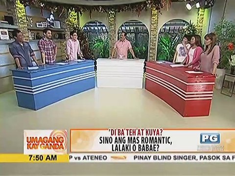 Di ba Teh at Kuya? Sino ang mas romantic, lalaki o babae?