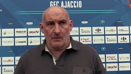 Le point presse du coach F. Ciccolini avant le déplacement face à Bastia-Borgo