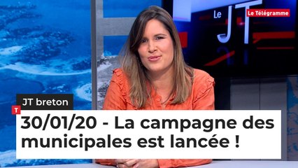 JT breton du jeudi 30 janvier 2020  : la campagne des municipales est lancée !
