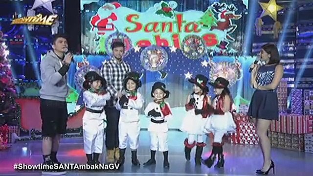 D’Snow Kids, sinagot ang tanong ni Piolo kung bakit mataba si Santa Claus