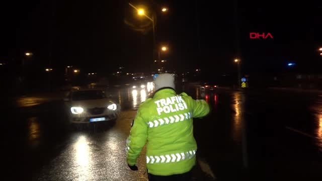 Bolu tır'lar yolda kaldı, bolu dağı ulaşıma kapandı