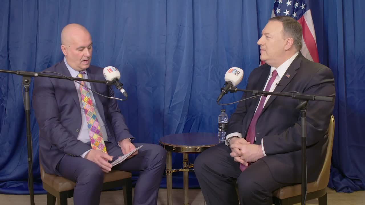 Chlorinated chicken on the menu in Brexit trade deal, Mike Pompeo tells LBC
