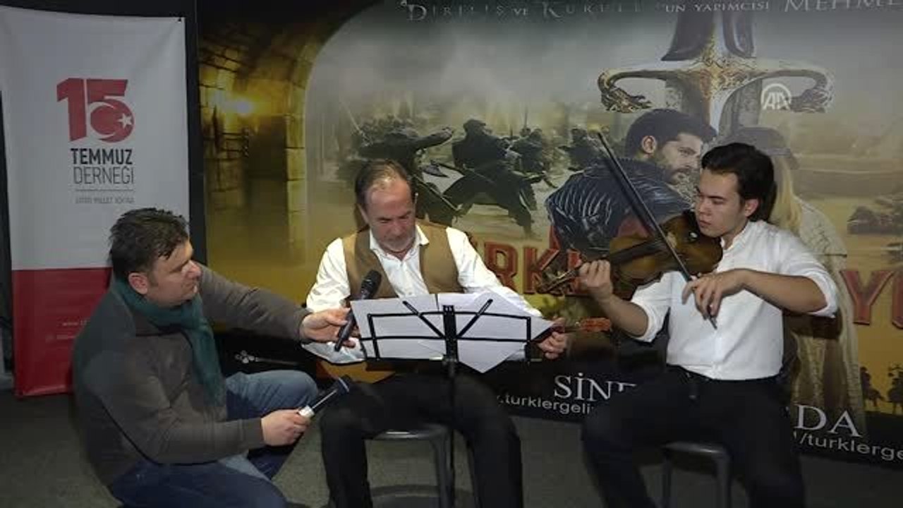 Başkentte şehit aileleri "Türkler Geliyor: Adaletin Kılıcı" filmini izledi