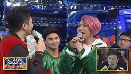 Vice, may matinding pick up line kay Vhong