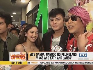 Vice Ganda, nanood ng pelikulang ‘Vince and Kath and James’