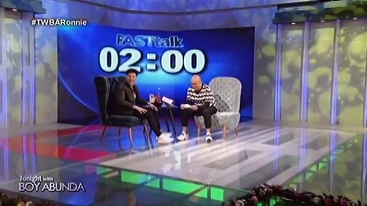 Fast Talk with Ronnie Alonte