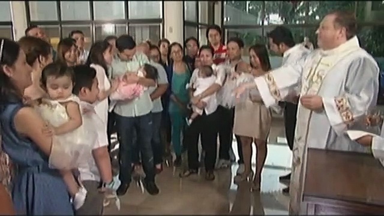 Romeo at Julie, nagmadaling ilabas si baby Summer sa simbahan matapos ang binyag