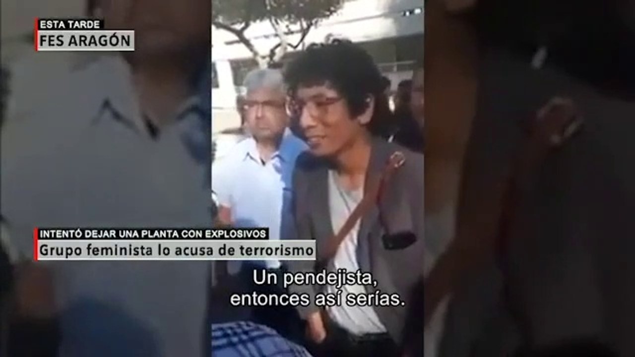 Amenazan con bomba a feministas de FES Aragón
