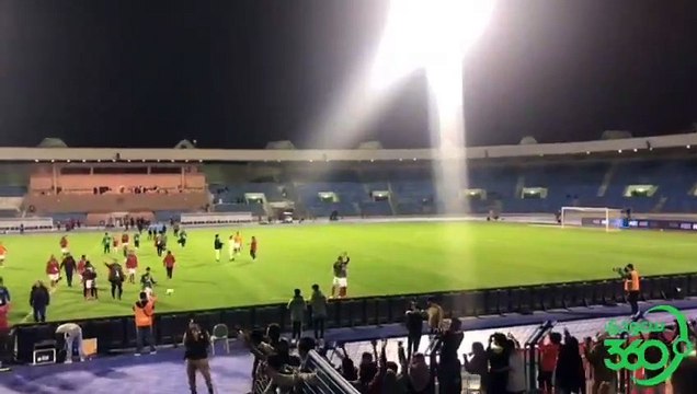 فرحة جماهير الاتفاق بالفوز على الوحدة الاتفاق الوحدة @B H ALESSI