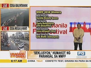 ‘Seklusyon,’ humakot ng parangal sa MMFF