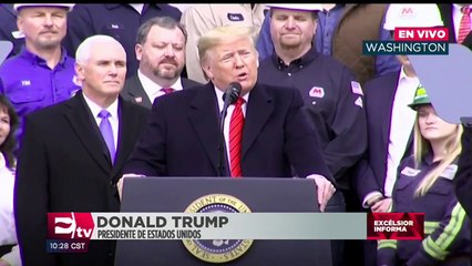 Firma Donald Trump el T-MEC en la Casa Blanca