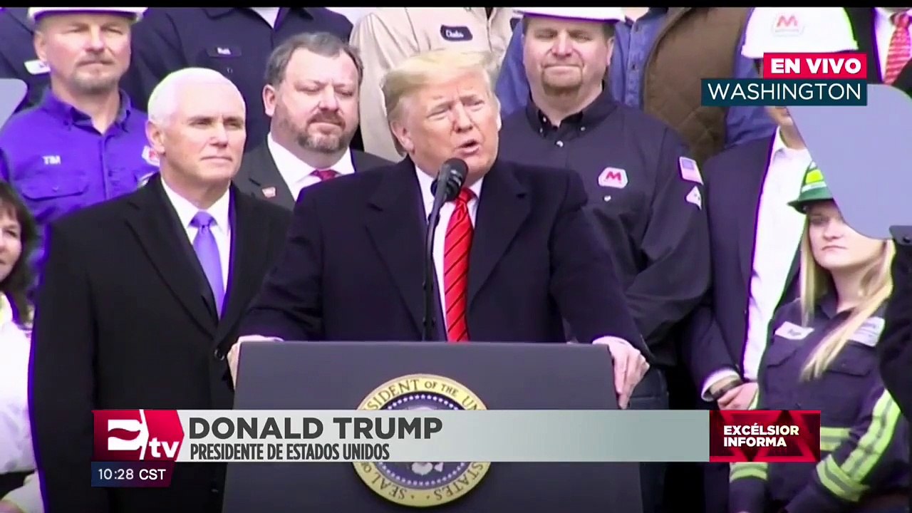 Firma Donald Trump el T-MEC en la Casa Blanca