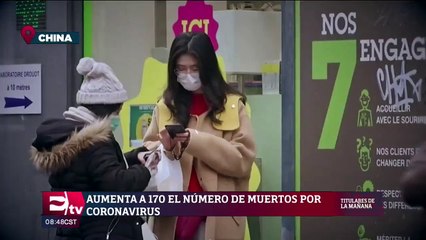 China eleva a 170 los muertos por el nuevo coronavirus