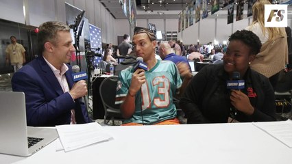 Mack Hollins at Super Bowl LIV