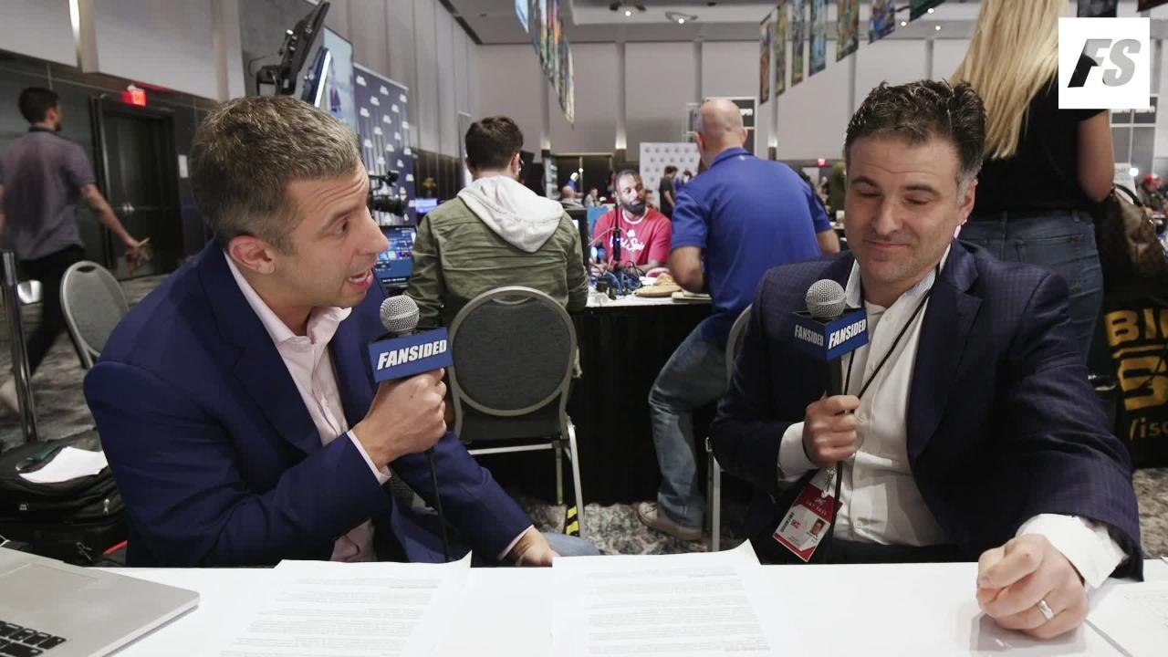 Darren Rovell at Super Bowl LIV