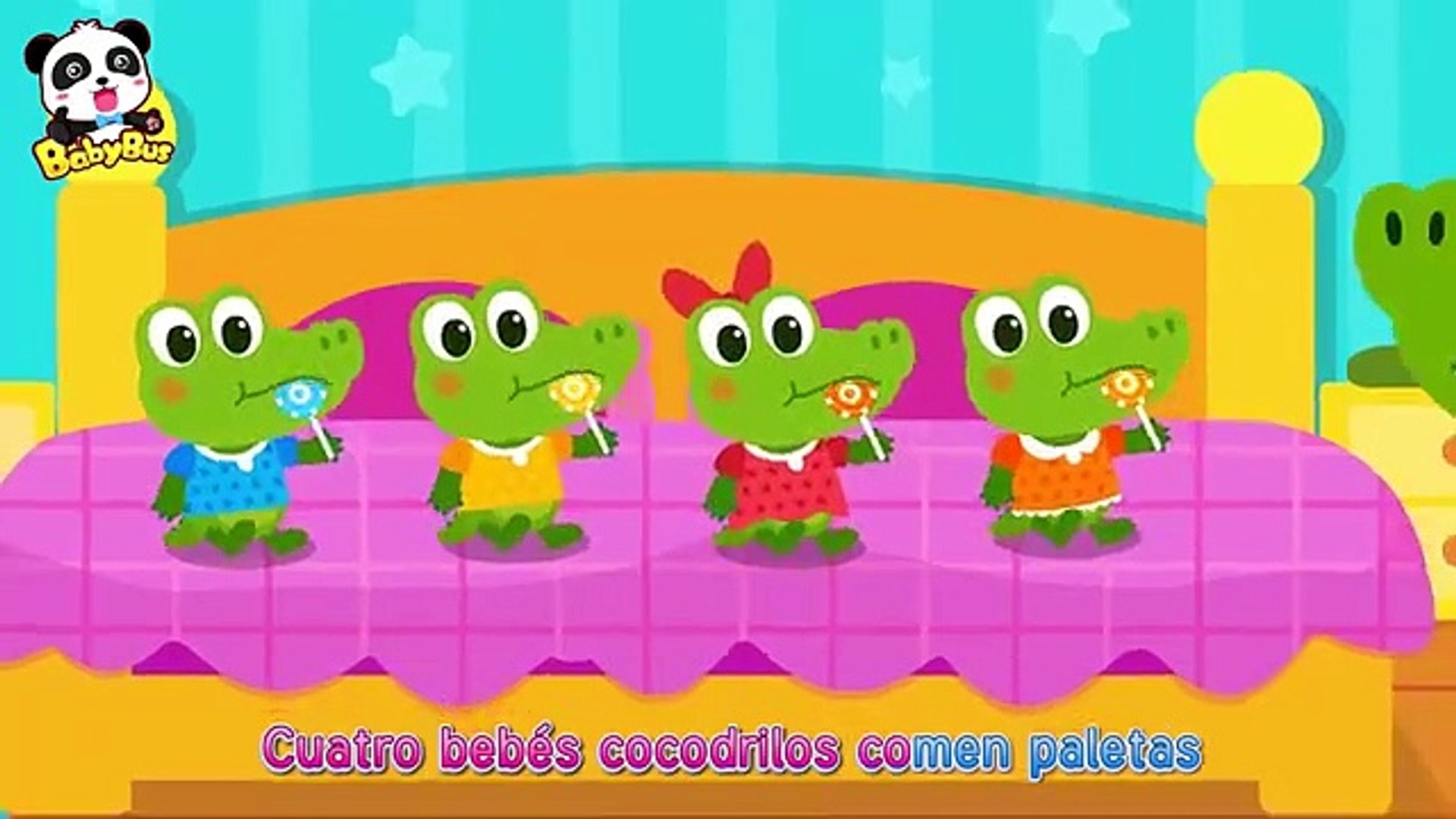 Cinco Cocodrilos Comen Paletas | Canciones Infantiles | BabyBus Español -  Vídeo Dailymotion