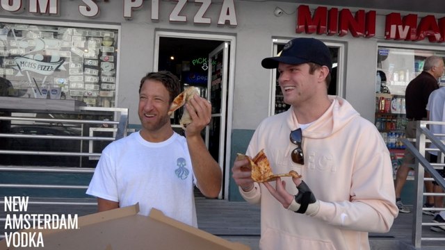 Barstool Pizza Review - Mom’s Pizza (Miami) With Special Guest Sam Darnold Presented by New Amsterdam Vodka