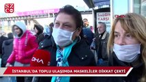 İstanbul'da toplu taşıma araçlarında maske kullananların sayısı her geçen gün artıyor!