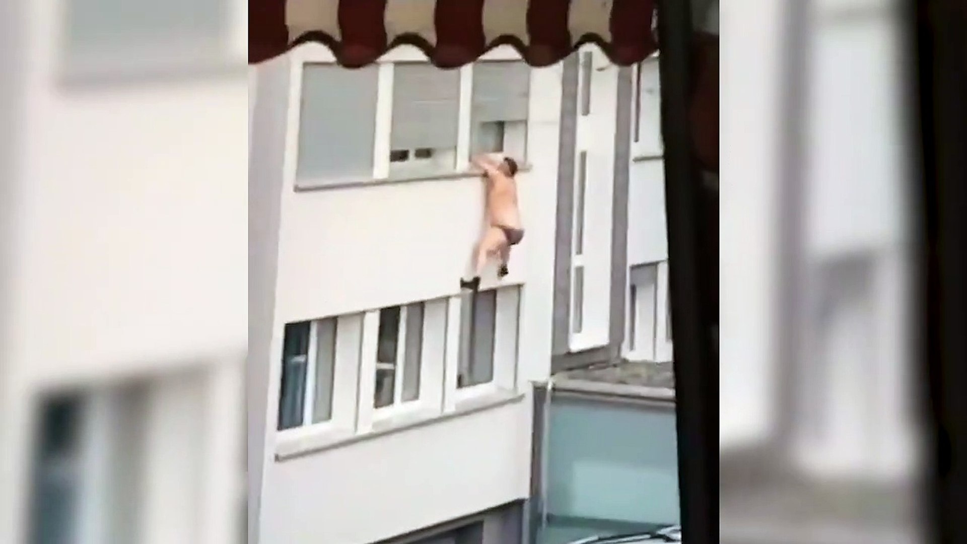 Facebook: Cae un hombre desnudo de un segundo piso - Vídeo Dailymotion