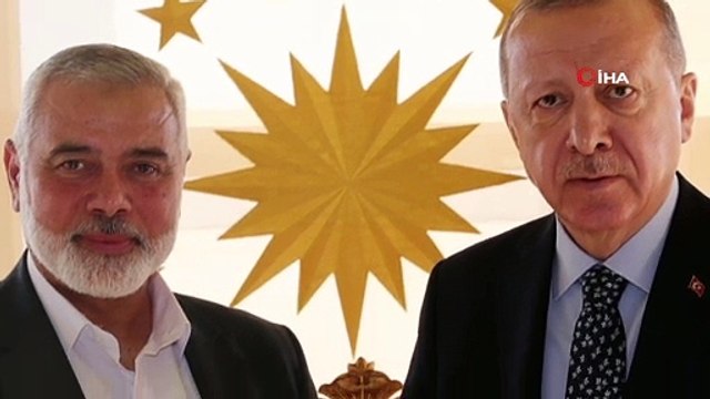 Cumhurbaşkanı Erdoğan'ın Hamas Lideri İsmail Heniyye’yi kabulü sona erdi