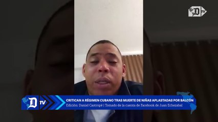Critican a regimen cubano por muerte de niñas aplastadas por balcón