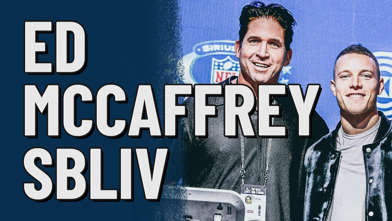 Ed McCaffrey at Super Bowl LIV