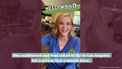Reese Witherspoon spilled details about her first-ever movie role in her Instagram walk down memory lane