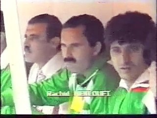 الشوط الاول مباراة الجزائر و المانيا 2-1 كاس العالم 1982