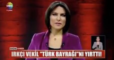 Ece Üner'in, Yunan parlamentosunda Türk bayrağını yırtan vekile yaptığı kapak.