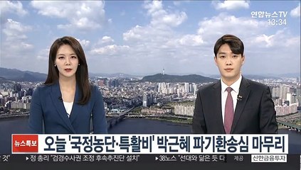 오늘 '국정농단·특활비' 박근혜 파기환송심 마무리