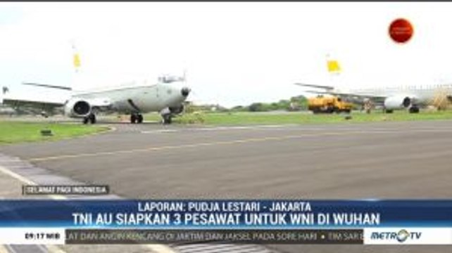 TNI AU Siapkan 3 Pesawat Evakuasi WNI di Wuhan