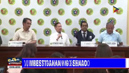 Banta ng nCoV, iimbestigahan ng Senado