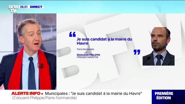 Municipales: Édouard Philippe annonce sa candidature au Havre