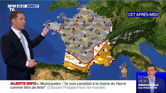 Ce vendredi sera très doux mais aussi très pluvieux sur une grande partie du pays