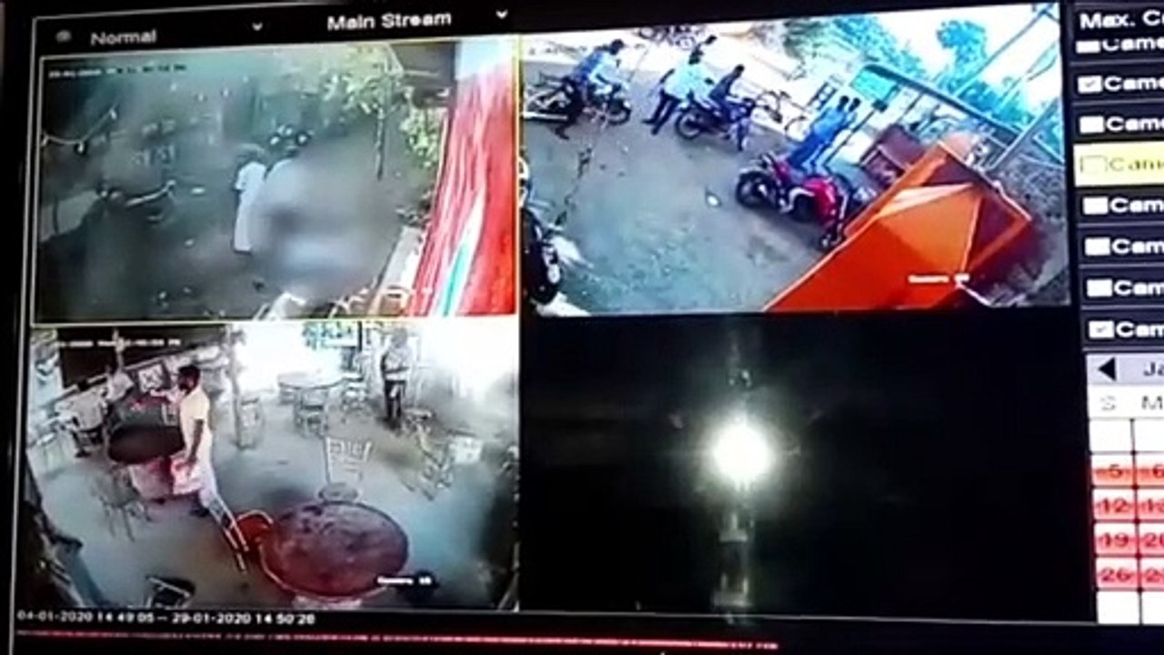 முன்விரோதம்.. மதுபானக் கடையில் ஊராட்சி மன்ற தலைவியின் கணவருக்கு சராமாரியாக குத்து - வீடியோ