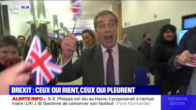 Brexit: dans les couloirs du Parlement européen, il y a ceux qui rient et ceux qui pleurent