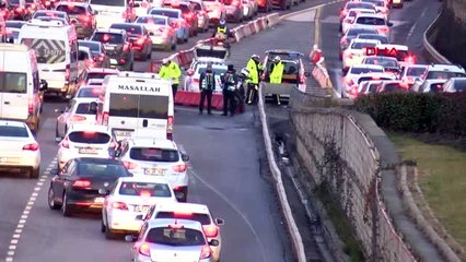 İstanbul'da çakar ve emniyet şeridi denetimleri