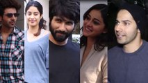 Kartik Aryan,Jhanvi Kapoor,Shahid Kapoor,Ananya Panday,Varun Dhawan,Celebs spotted around Town