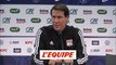 Garcia «On a maîtrisé le match» - Foot - Coupe - OL