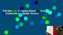 Full Version  Company Directors' Duties and Conflicts of Interest  Review