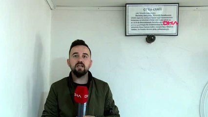 Manisa cami duvarına isabet edip patlamayan top mermisi korunuyor